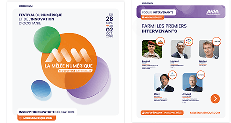 Visuel de promotion de la Mêlée Numérique 2026