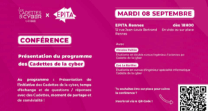 conférence cadettes de la cyber et epita rennes mardi 8 septembre 2026